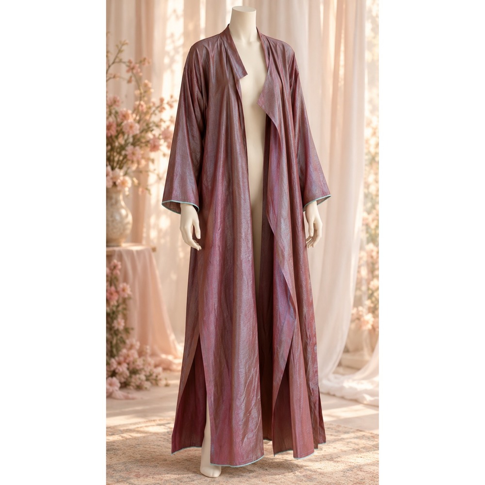 Custom Handmade Iridescent Duster Robe Women One Size Like New
